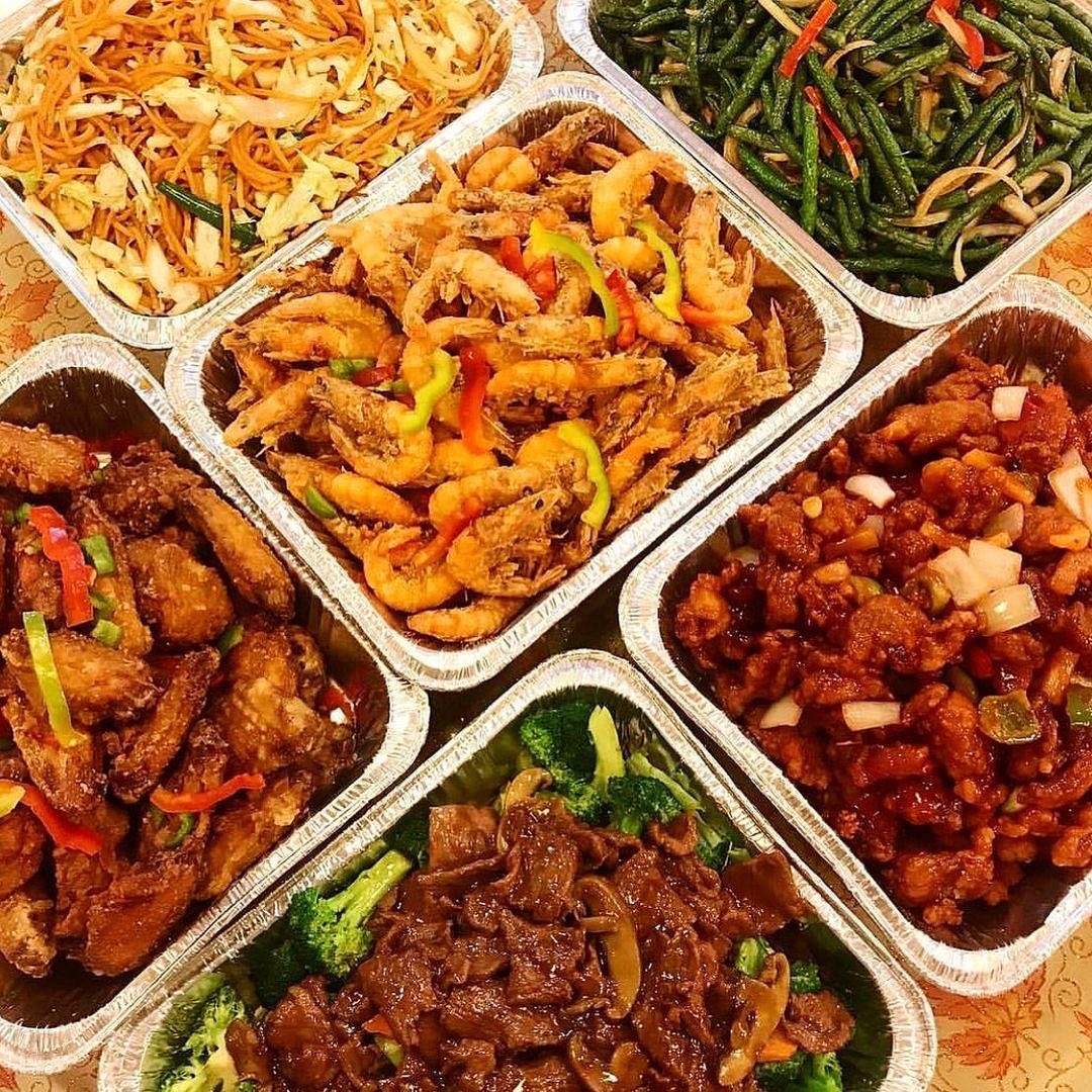 Seaside Buffet party tray spread